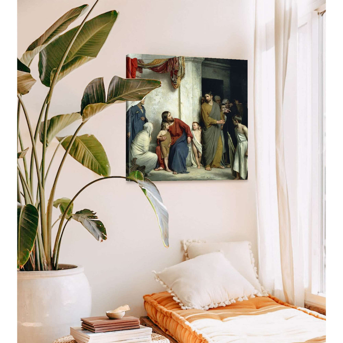 Christ And The Children by Carl Bloch