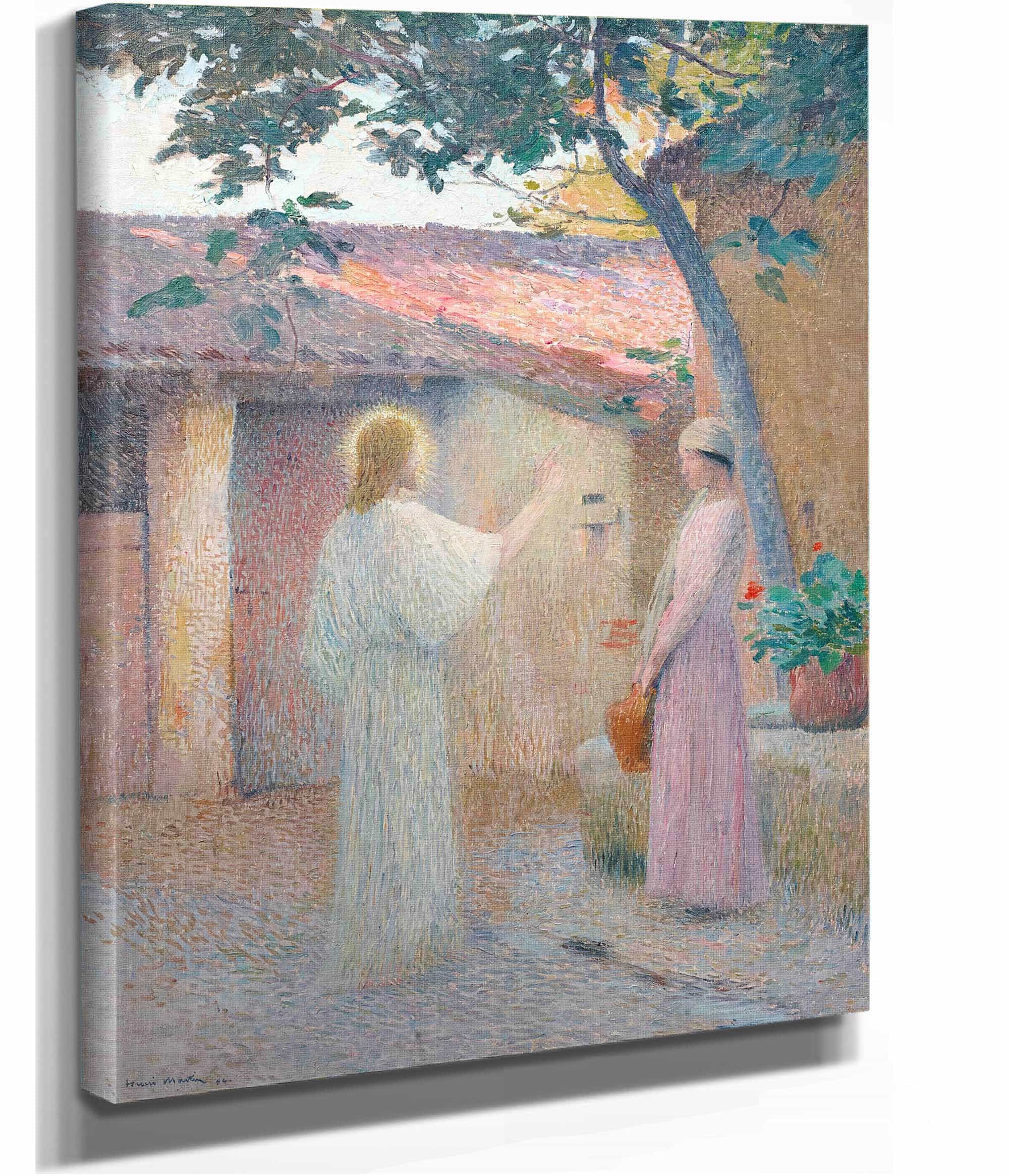 Christ And The Woman Of Samaria by Henri Martin