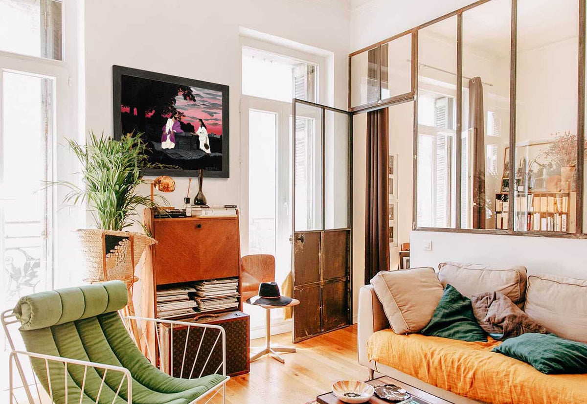 Christ And The Woman Of Samaria by Horace Pippin