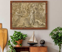 Christ And The Woman Of Samaria by Joachim Wtewael