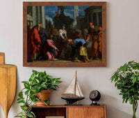 Christ And The Woman Taken In Adultery S by Sebastiano Ricci