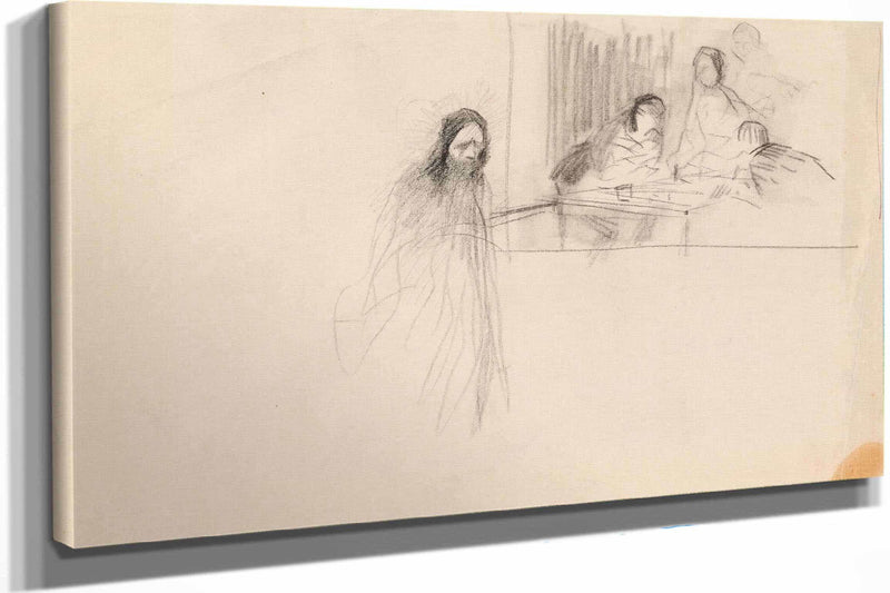 Christ At Emmaus by Jean Louis Forain