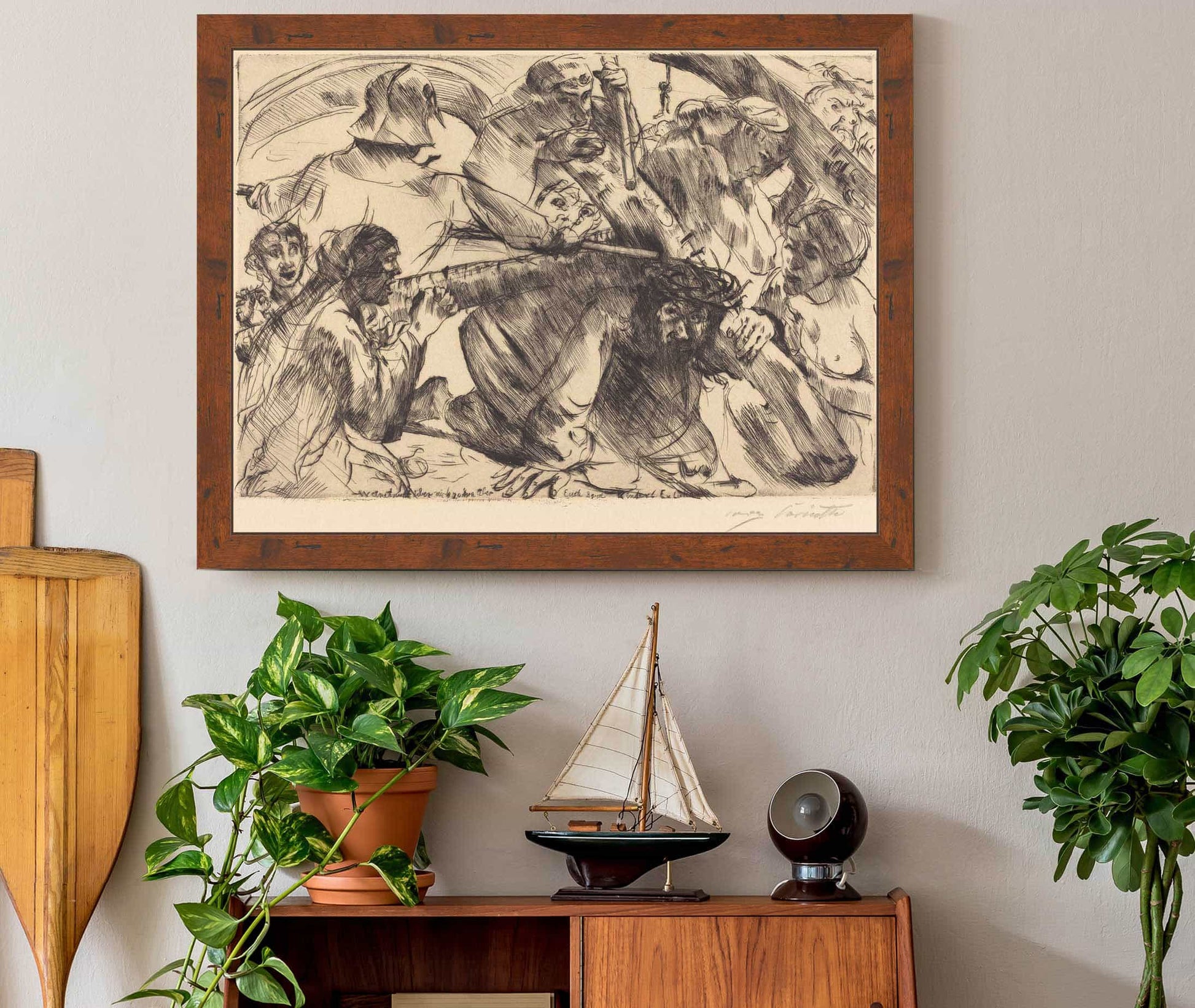 Christ Bearing The Cross Kreuztragung by Lovis Corinth