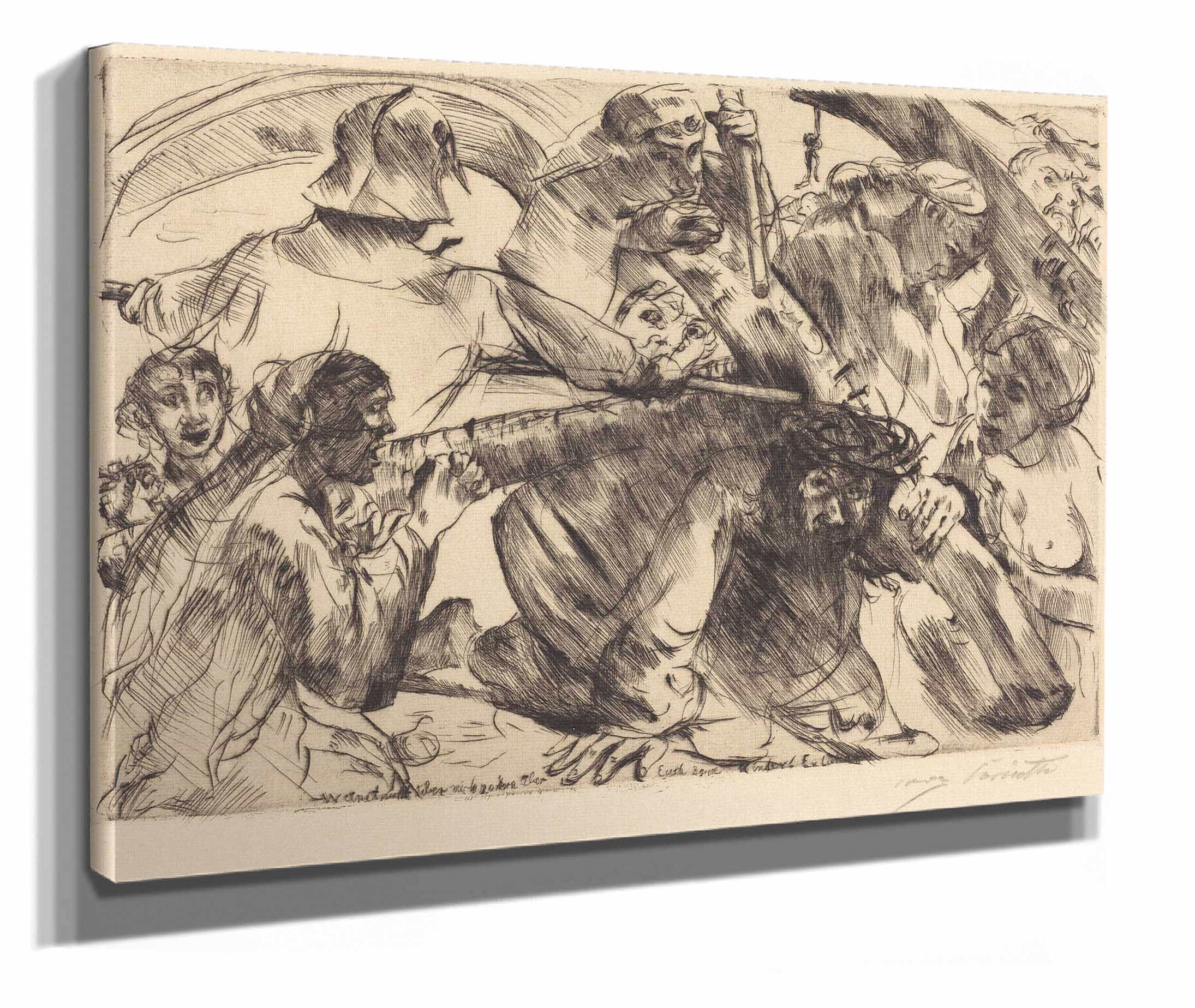 Christ Bearing The Cross Kreuztragung by Lovis Corinth