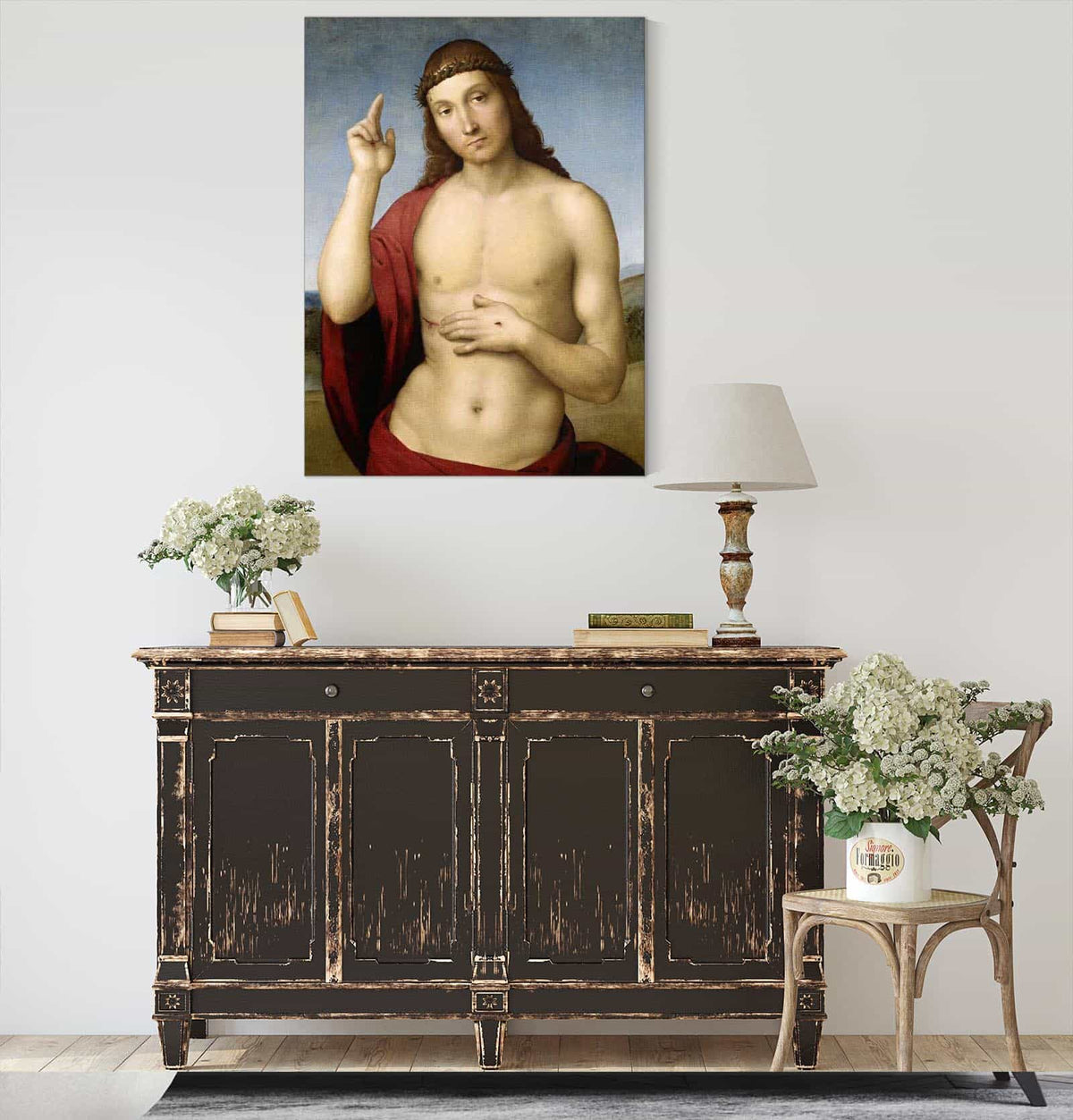 Christ Blessing Pax Vobiscum by Raphael