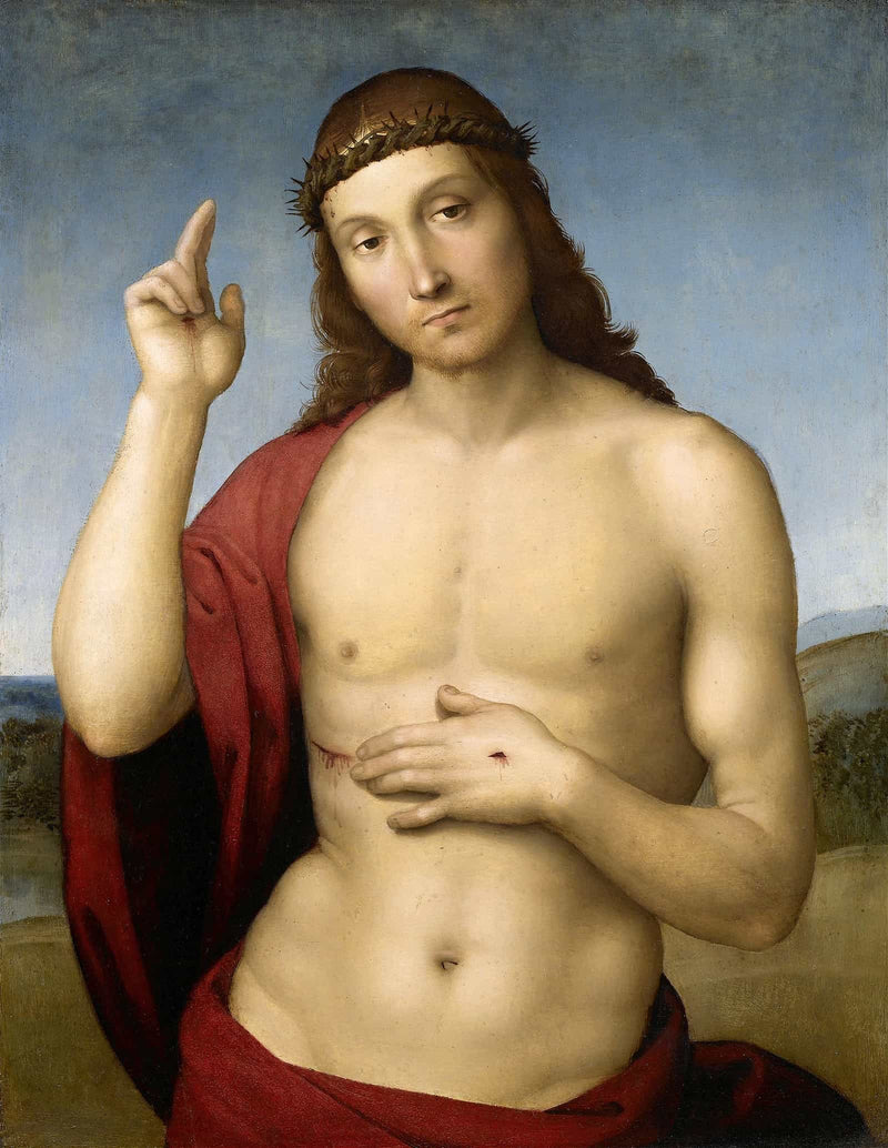 Christ Blessing Pax Vobiscum by Raphael