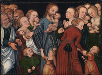 Christ Blessing The Children by Lucas Cranach The Elder