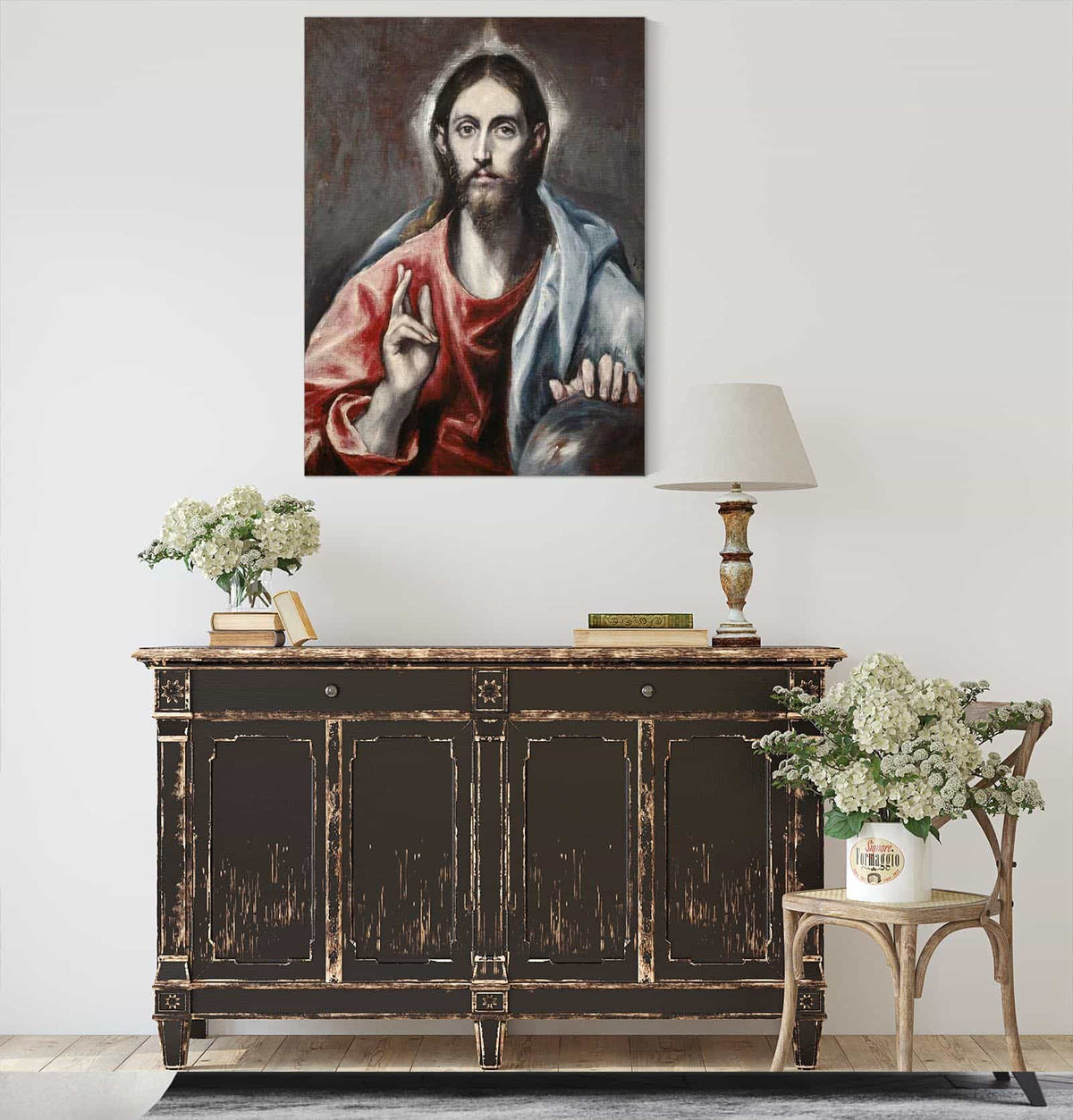 Christ Blessing The Saviour Of The World by El Greco