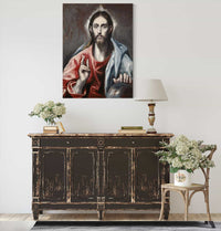 Christ Blessing The Saviour Of The World by El Greco