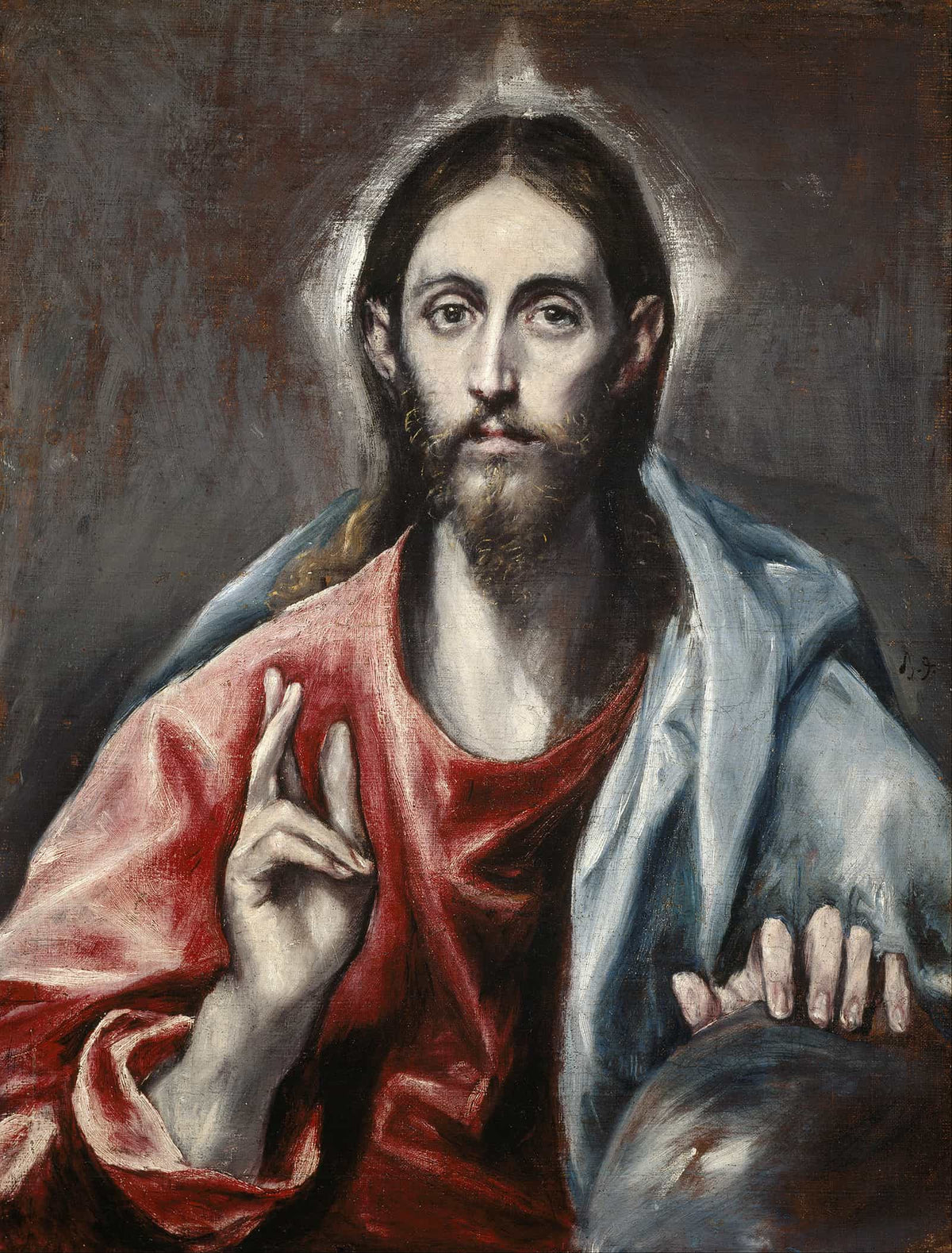 Christ Blessing The Saviour Of The World by El Greco