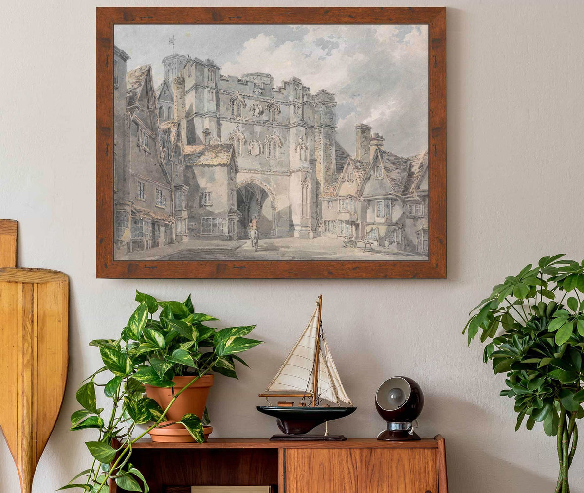 Christ Church Gate Canterbury To by Joseph Mallord William Turner