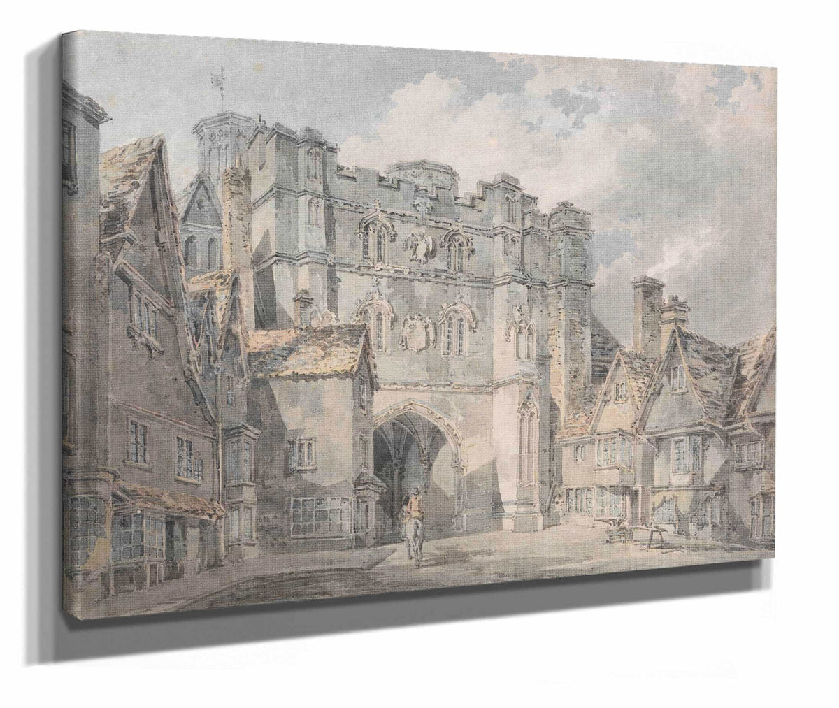 Christ Church Gate Canterbury To by Joseph Mallord William Turner