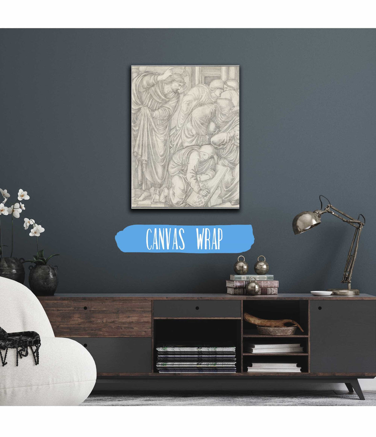 Christ Cleansing The Temple by Sir Edward Coley Burne Jones