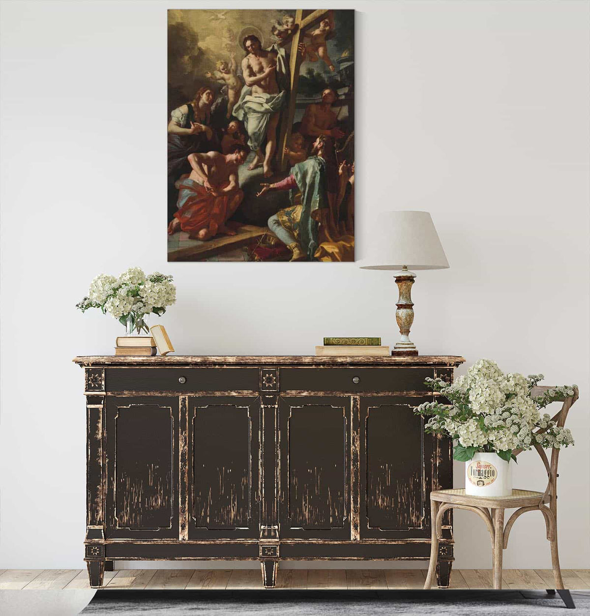 Christ Descending Into Limbo by Francesco Solimena