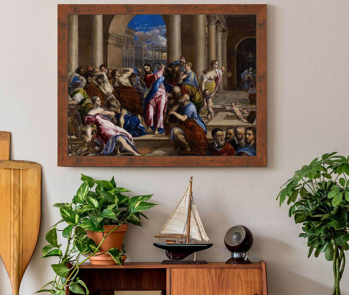 Christ Driving The Money Changers From The Temple by El Greco