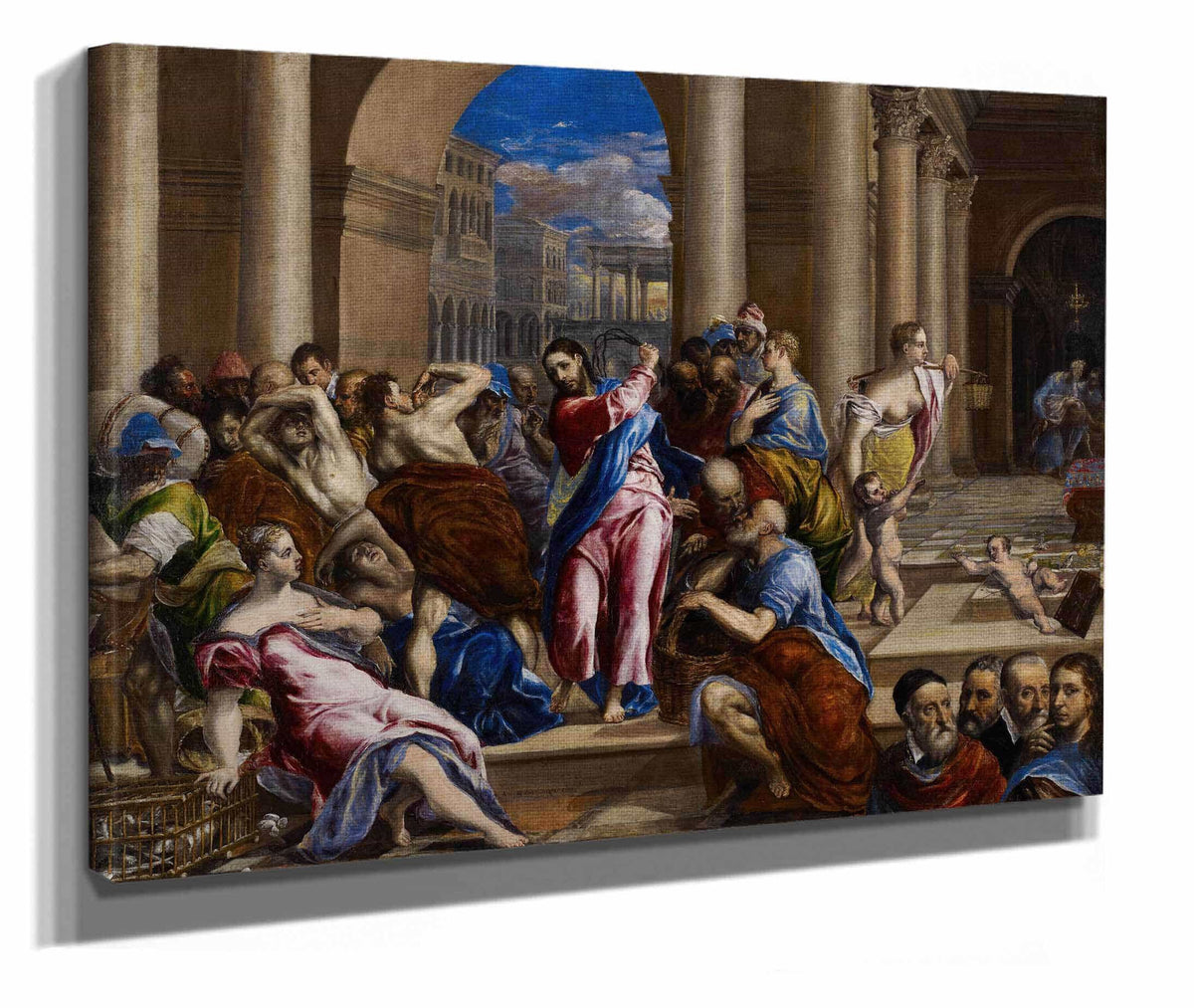 Christ Driving The Money Changers From The Temple by El Greco