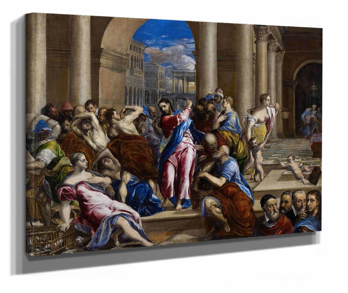 Christ Driving The Money Changers From The Temple by El Greco