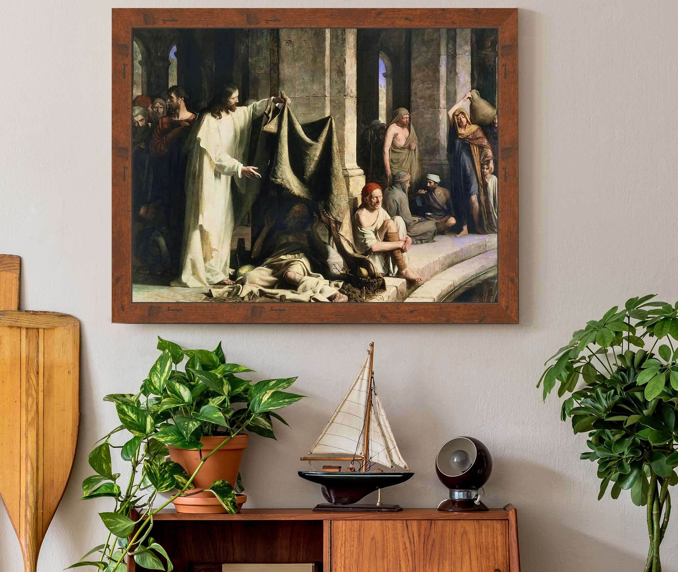Christ Healing At The Pool Of Bethesda by Carl Bloch