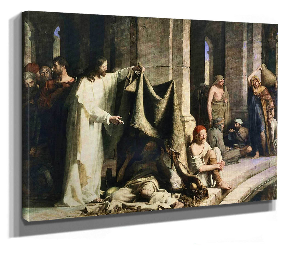 Christ Healing At The Pool Of Bethesda by Carl Bloch
