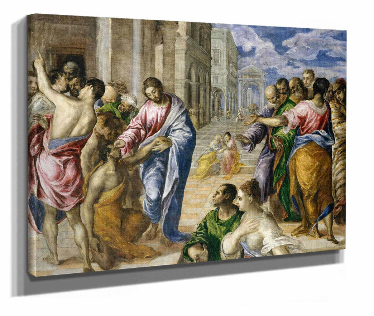 Christ Healing The Blind by El Greco