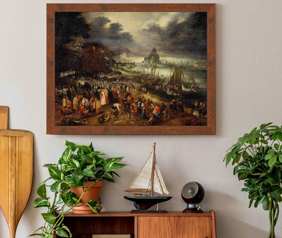 Christ Preaching From The Boat by Jan Brueghel The Elder