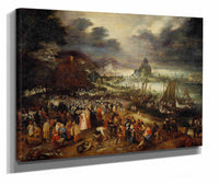 Christ Preaching From The Boat by Jan Brueghel The Elder