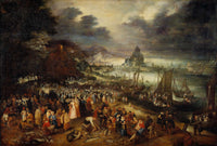 Christ Preaching From The Boat by Jan Brueghel The Elder