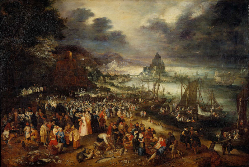 Christ Preaching From The Boat by Jan Brueghel The Elder