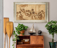 Christ Preaching In The Temple   by Guercino