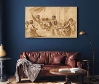 Christ Preaching In The Temple   by Guercino