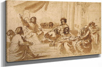 Christ Preaching In The Temple   by Guercino