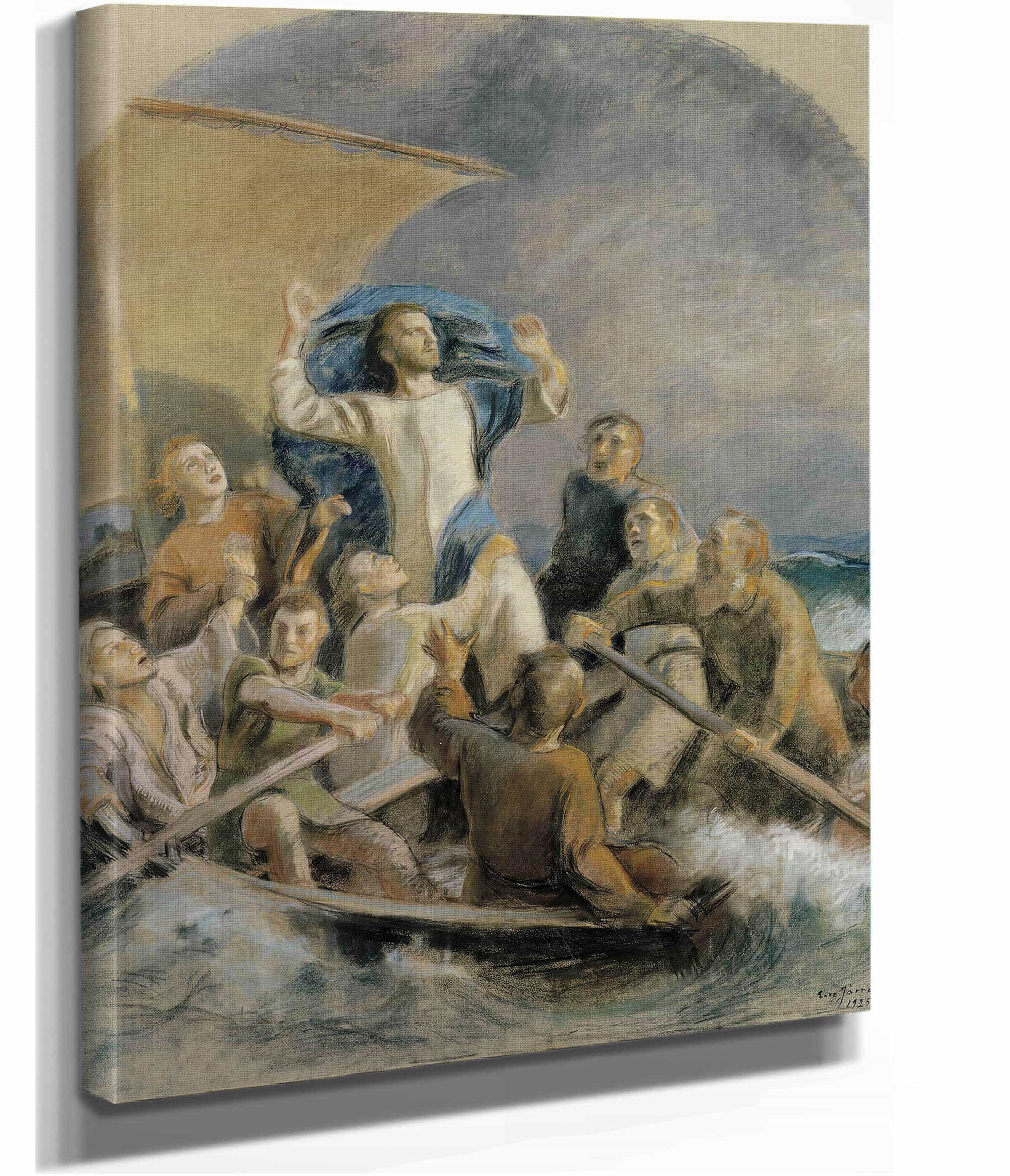 Christ Sets A Storm by Eero Jarnefelt