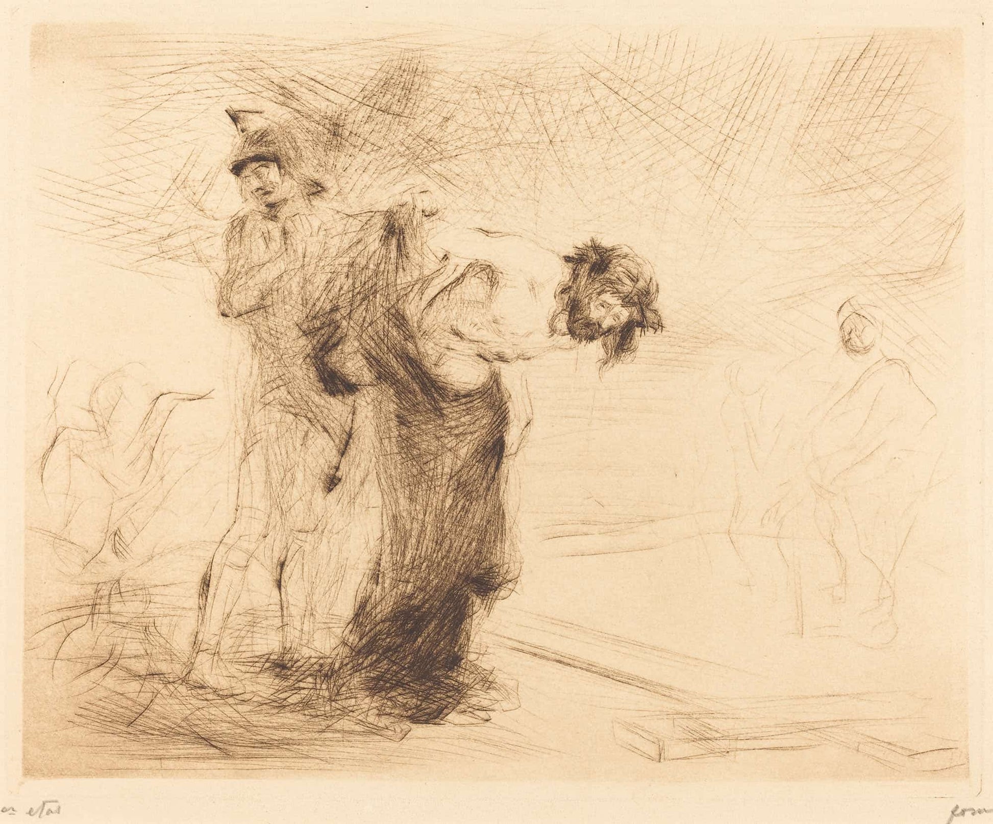 Christ Stripped Of His Clothes by Jean Louis Forain