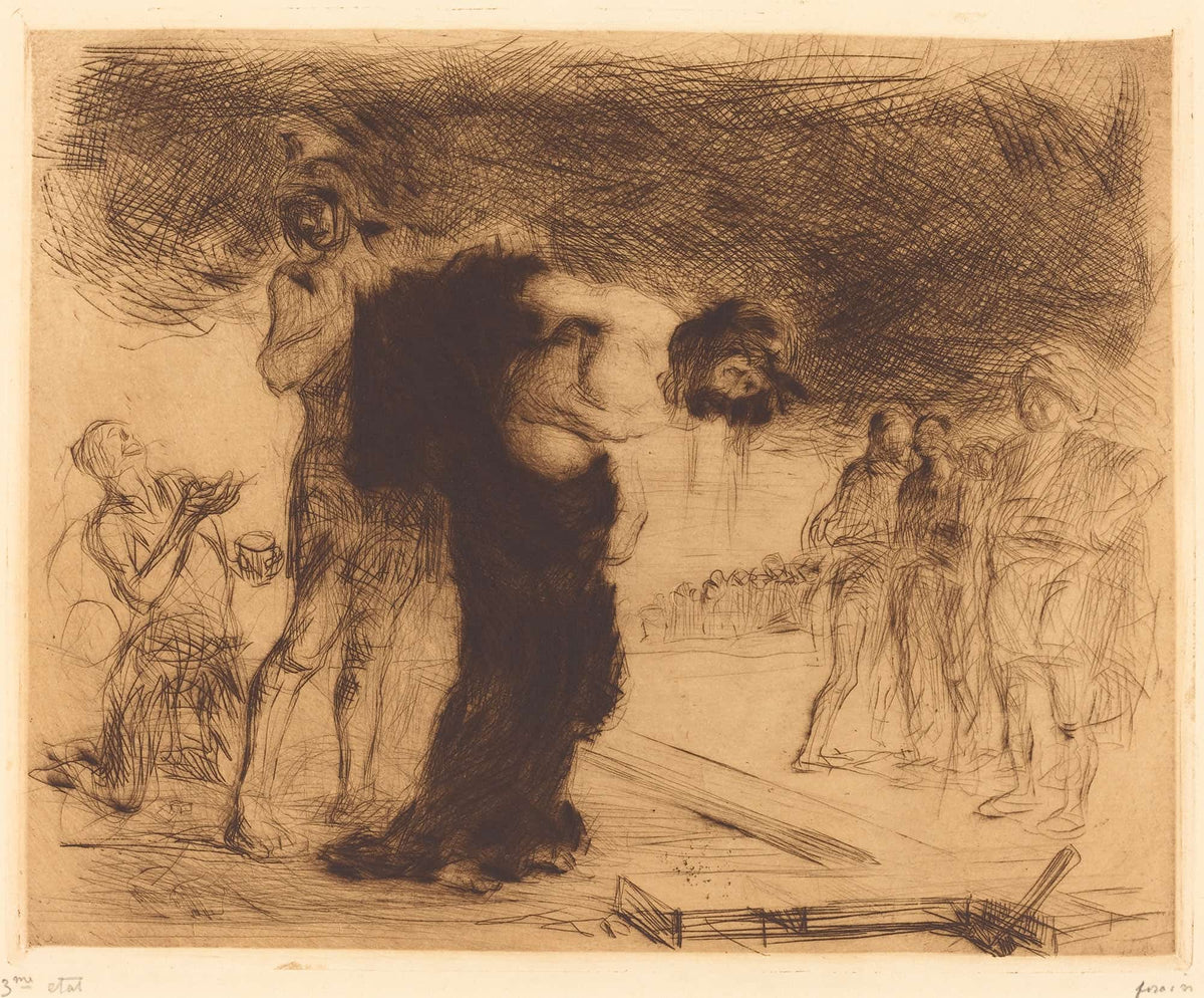 Christ Stripped Of His Clothes Ii by Jean Louis Forain
