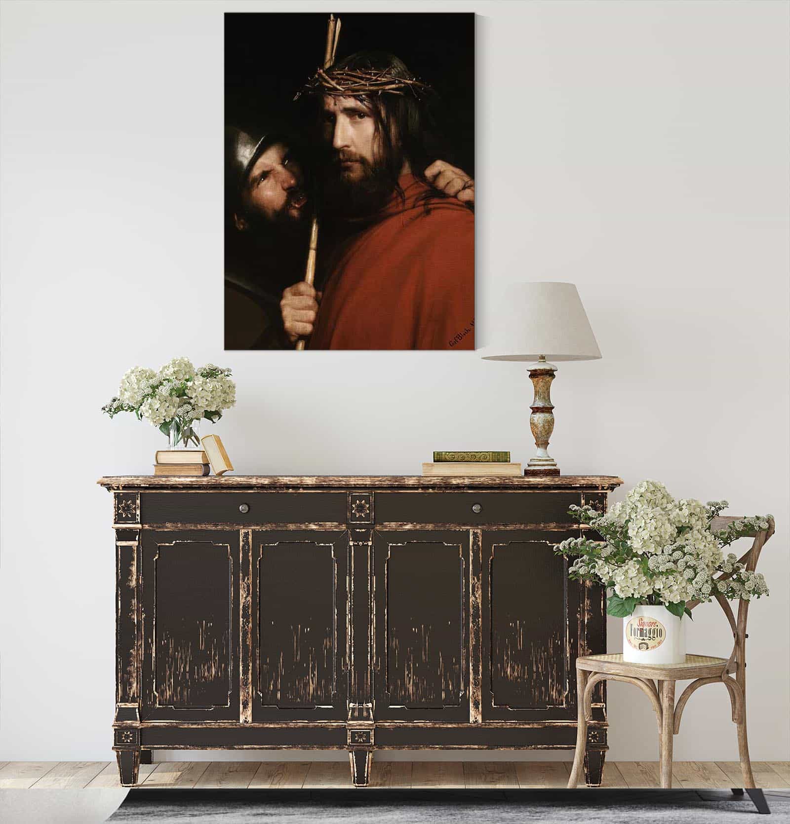 Christ With Mocking Soldier by Carl Bloch