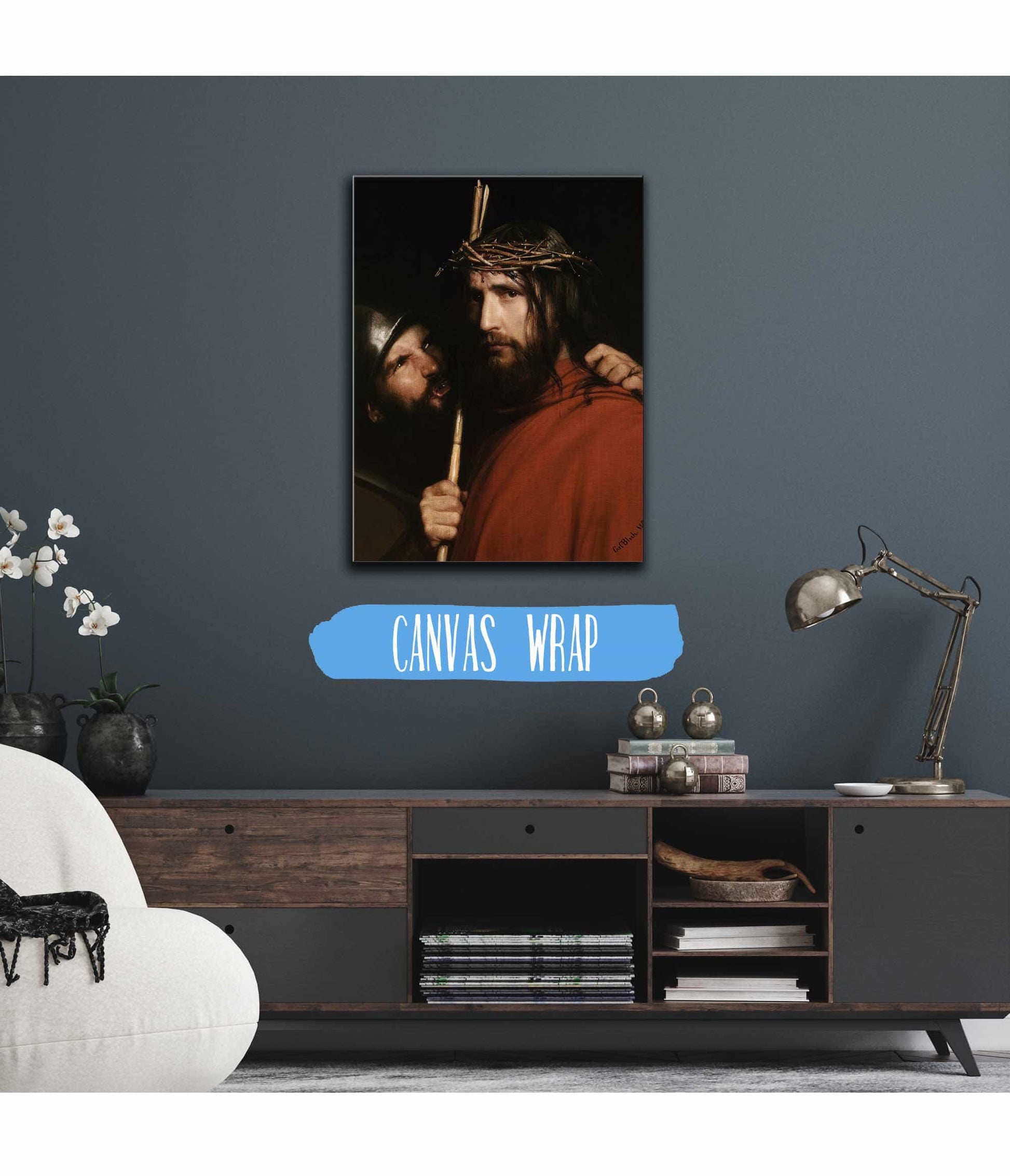 Christ With Mocking Soldier by Carl Bloch