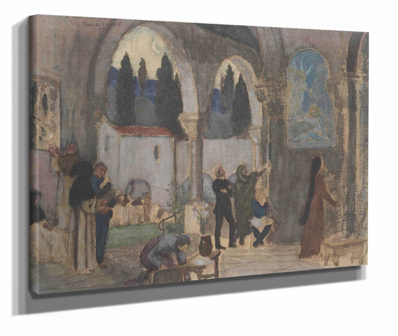 Christian Inspiration  by Pierre Puvis De Chavannes