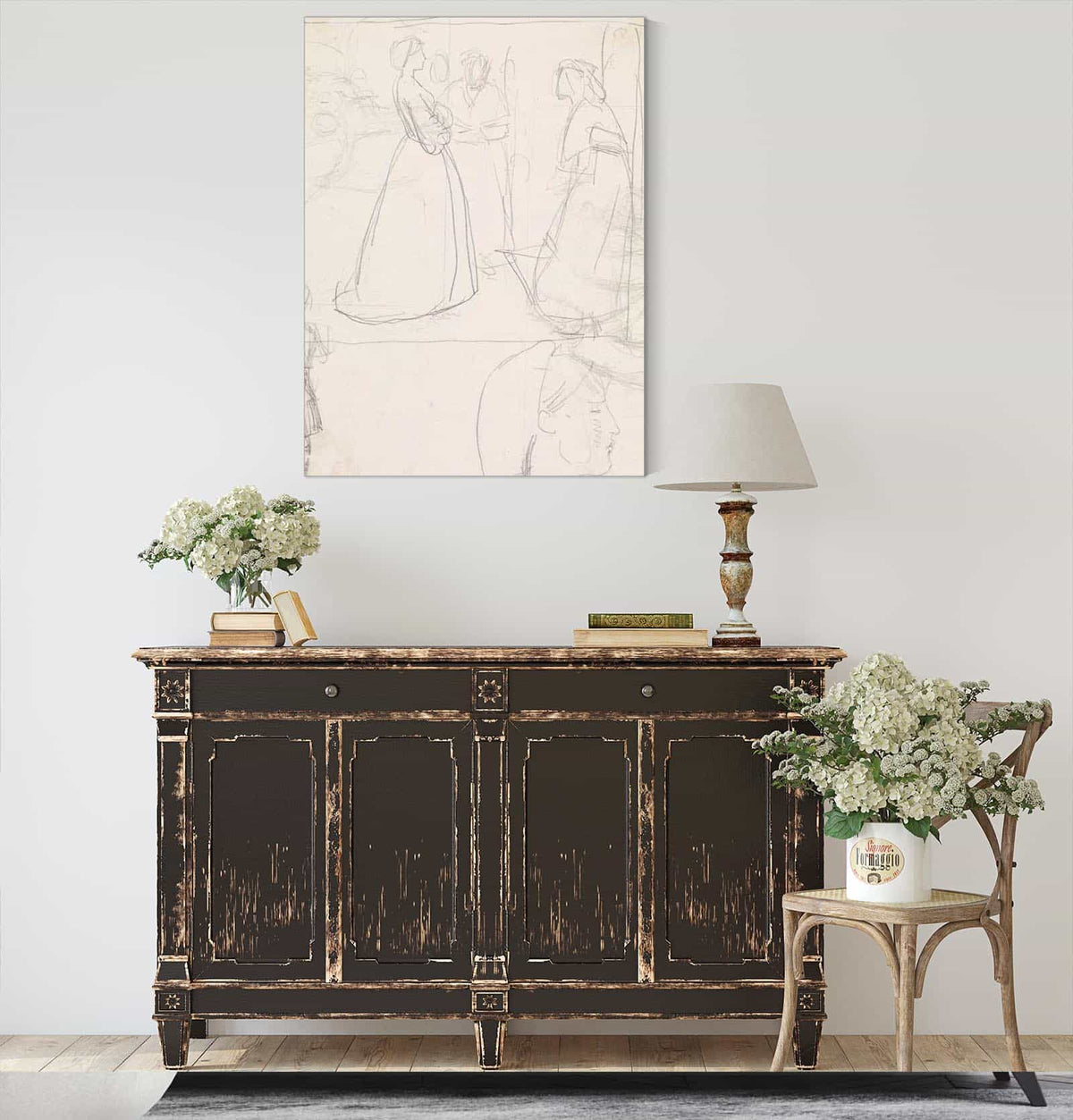 Christina Rossettis Maude Clare Figure And Head Studies by Sir John Everett Millais