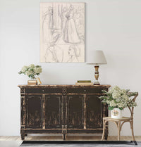 Christina Rossettis Maude Clare Figure And Head Studies by Sir John Everett Millais