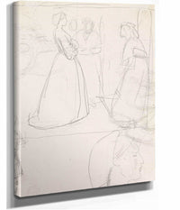 Christina Rossettis Maude Clare Figure And Head Studies by Sir John Everett Millais