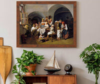 Christmas Morning by Ferdinand Georg Waldmuller