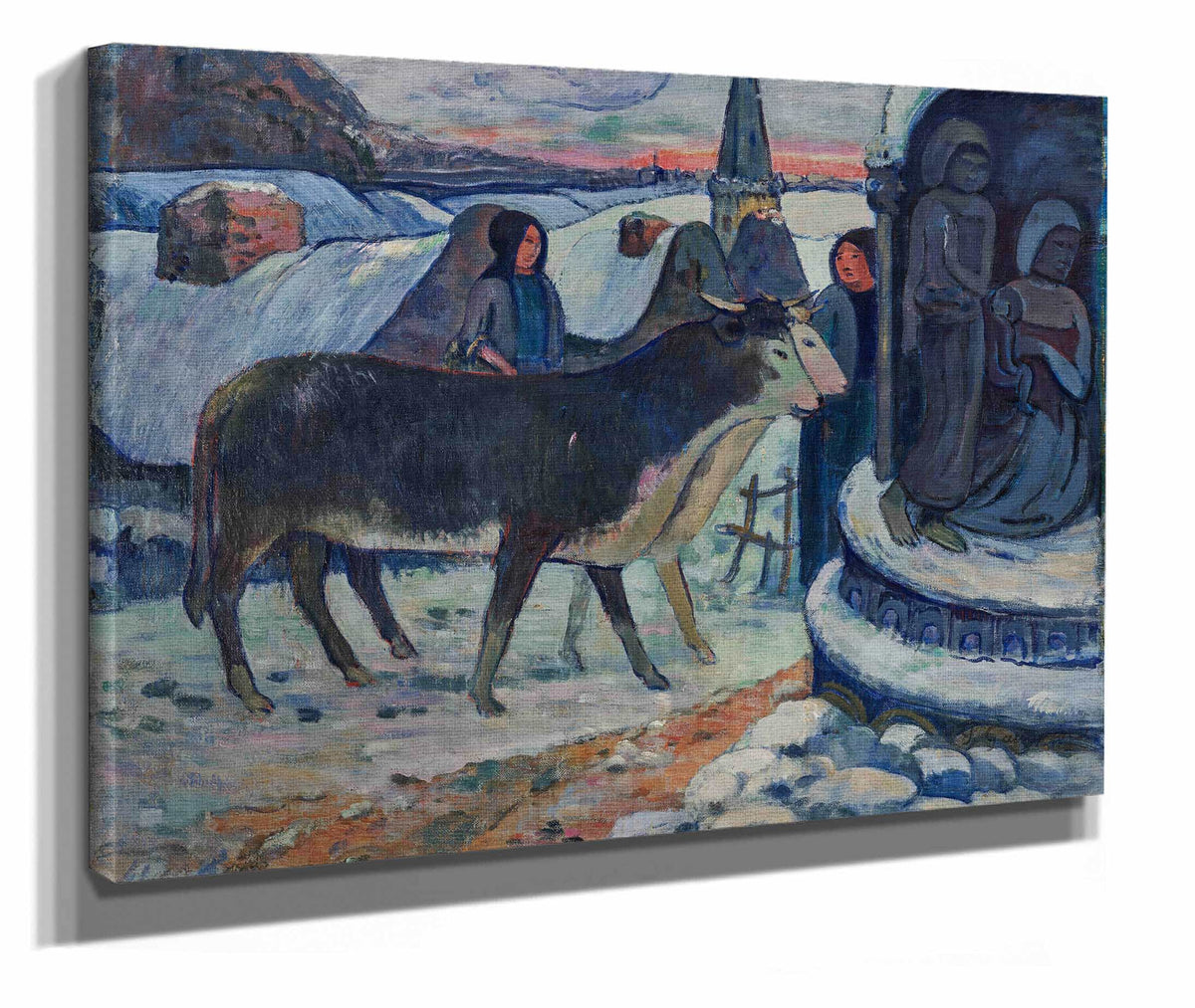 Christmas Night The Blessing Of The Oxen by Paul Gauguin
