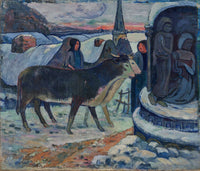 Christmas Night The Blessing Of The Oxen by Paul Gauguin