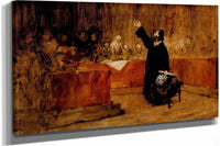 Christopher Columbus Before The Council Of Salamanca by William Merritt Chase