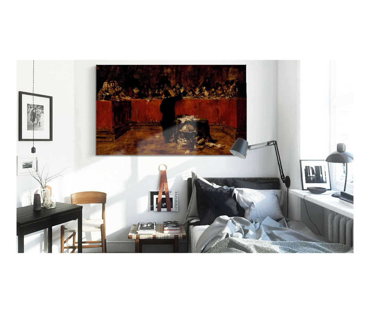 Christopher Columbus Before The Spanish Council by William Merritt Chase