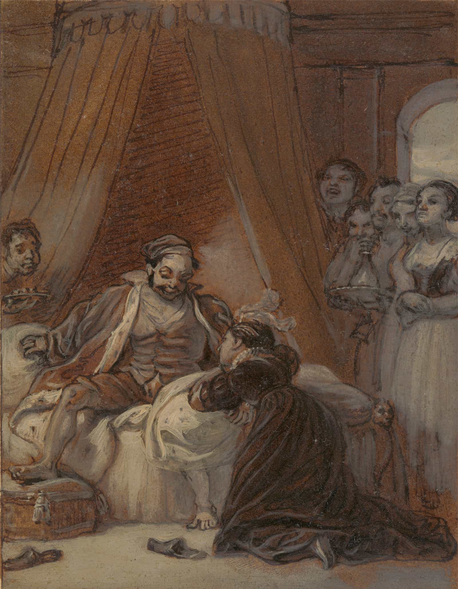 Christopher Sly And The Page As His Wife by Robert Smirke