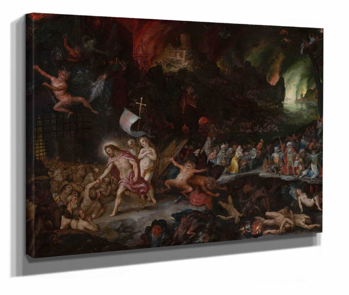 Christs Descent Into Limbo by Jan Brueghel The Elder
