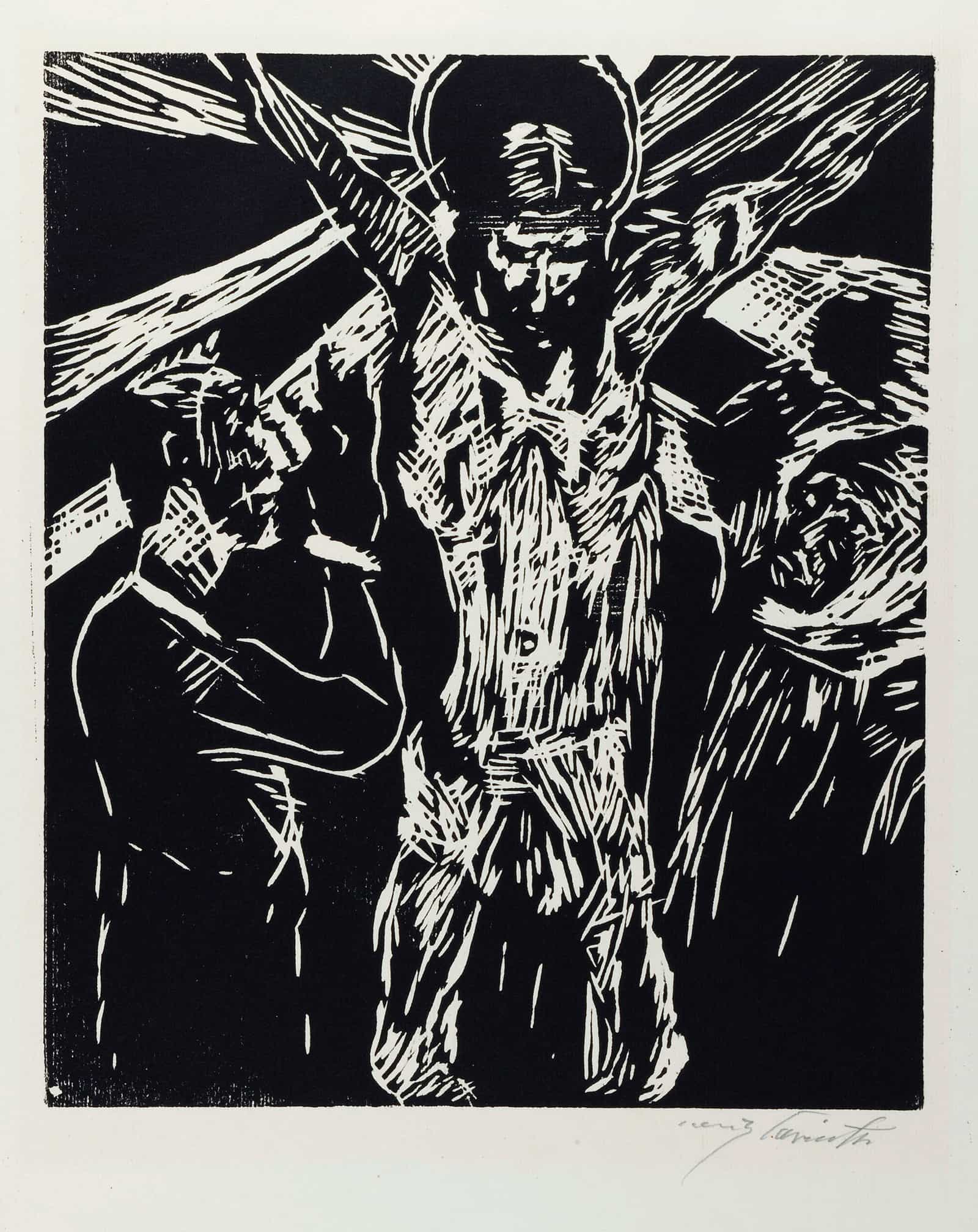Christus Am Kreuz by Lovis Corinth