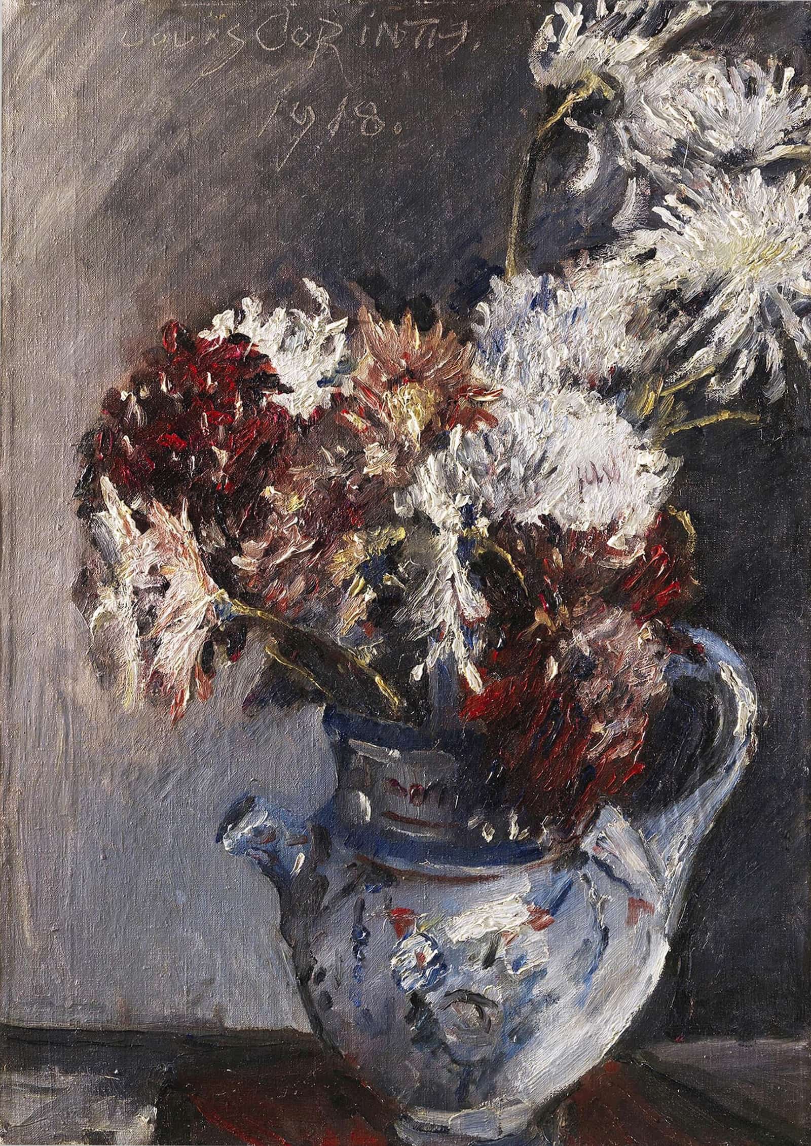 Chrysanthemen Im Krug by Lovis Corinth