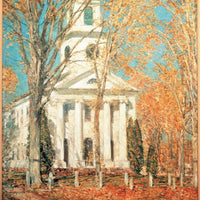 Church At Old Lyme Connecticut by Childe Hassam